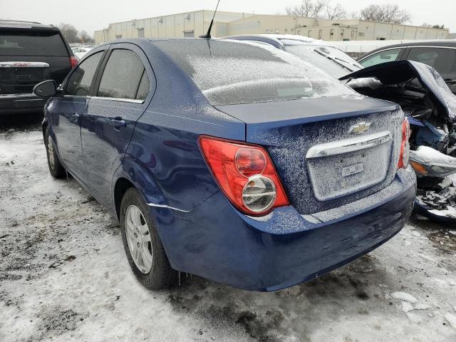 1G1JC5SG2D4214790 - 2013 CHEVROLET SONIC LT BLUE photo 2