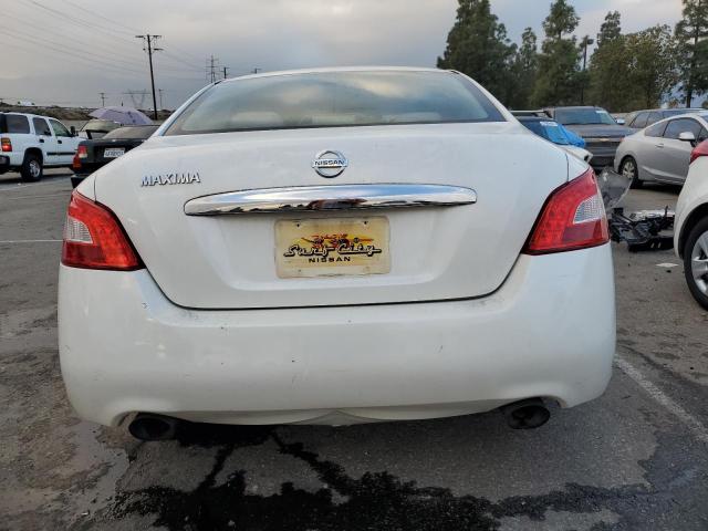 1N4AA51E39C840798 - 2009 NISSAN MAXIMA S WHITE photo 6