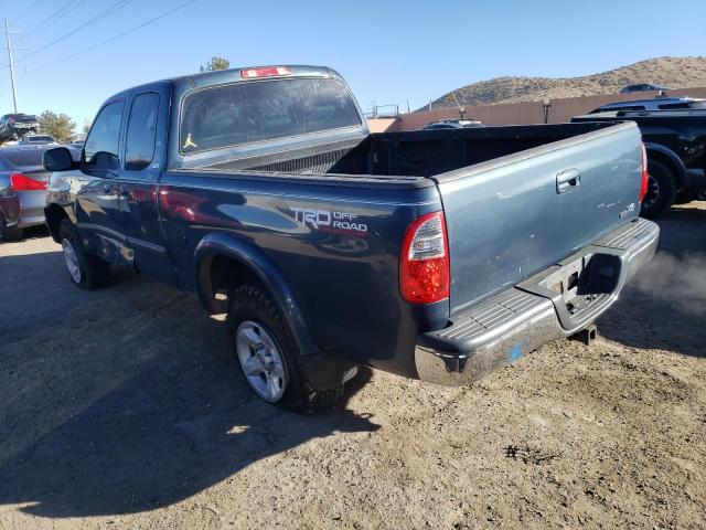 5TBRT34155S457063 - 2005 TOYOTA TUNDRA ACCESS CAB SR5 BLUE photo 2