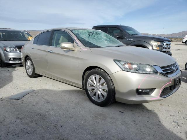 1HGCR2F81EA238146 - 2014 HONDA ACCORD EXL BEIGE photo 4