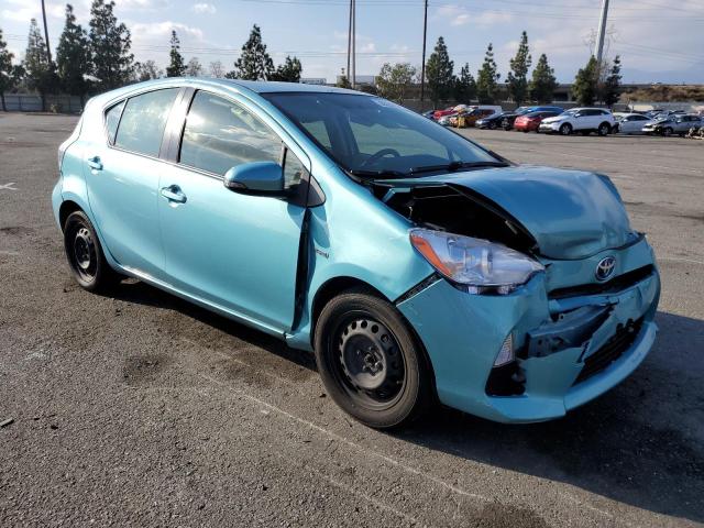 JTDKDTB34E1083455 - 2014 TOYOTA PRIUS C TURQUOISE photo 4