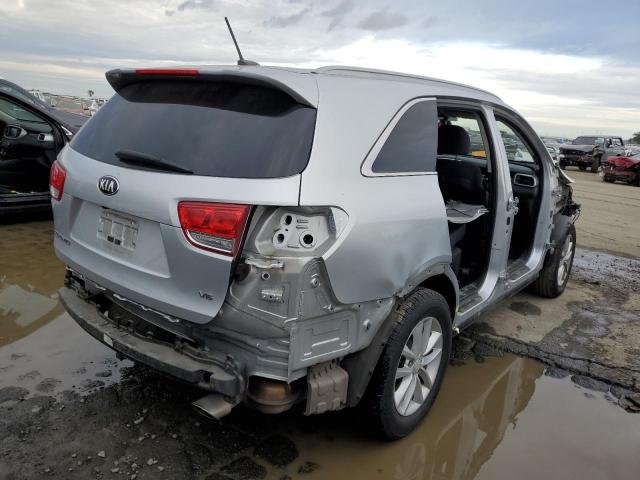 5XYPG4A51JG351281 - 2018 KIA SORENTO LX SILVER photo 3