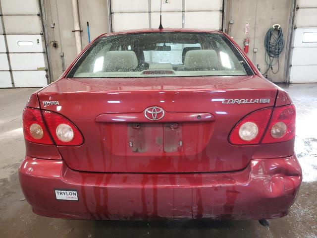 1NXBR32E88Z048063 - 2008 TOYOTA COROLLA CE RED photo 6