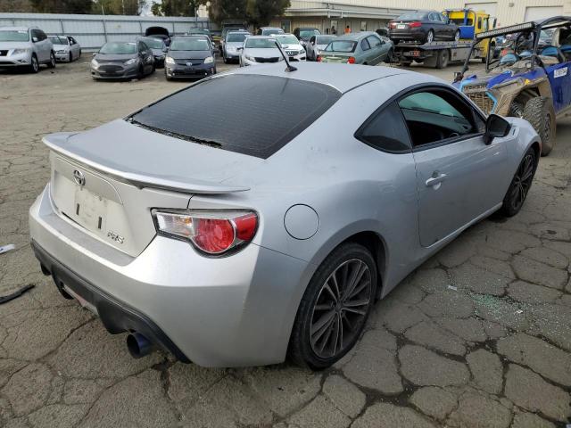 JF1ZNAA10E9706528 - 2014 TOYOTA SCION FR-S SILVER photo 3