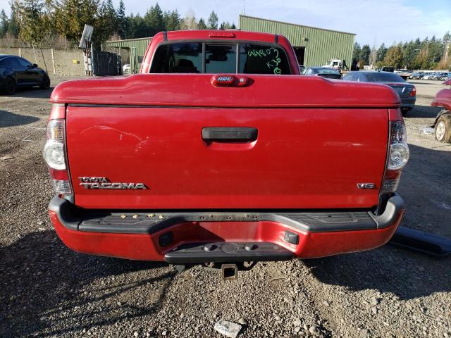 5TFUU4EN7CX029153 - 2012 TOYOTA TACOMA RED photo 6