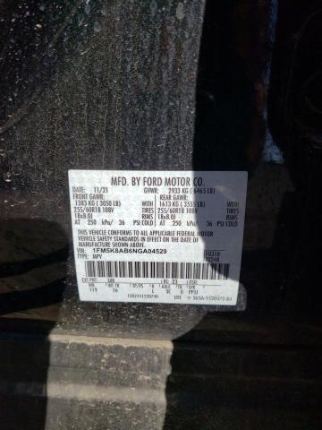 1FM5K8AB6NGA04529 - 2022 FORD EXPLORER POLICE INTERCEPTOR 黑色 照片 13