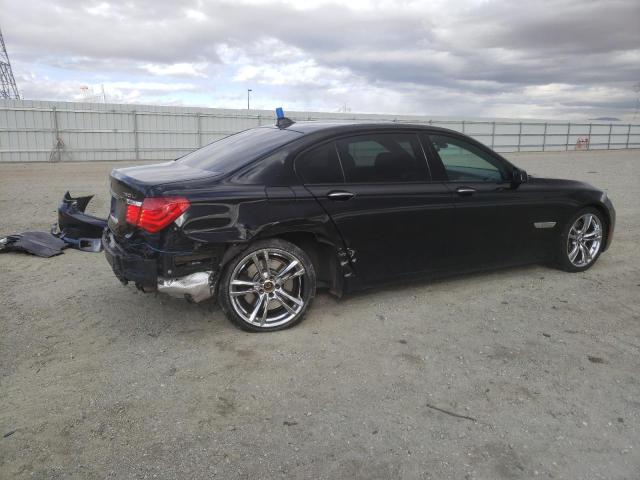 WBAKB8C56BCY65675 - 2011 BMW 750 LI BLACK photo 3