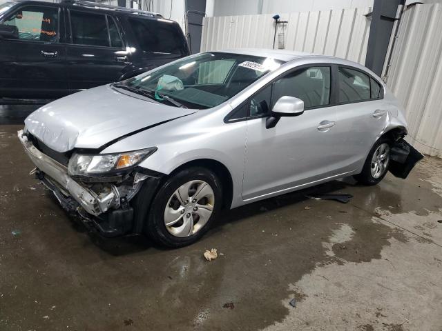 2HGFB2F56DH572051 - 2013 HONDA CIVIC LX SILVER photo 1