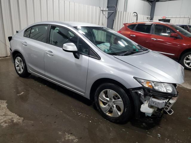 2HGFB2F56DH572051 - 2013 HONDA CIVIC LX SILVER photo 4