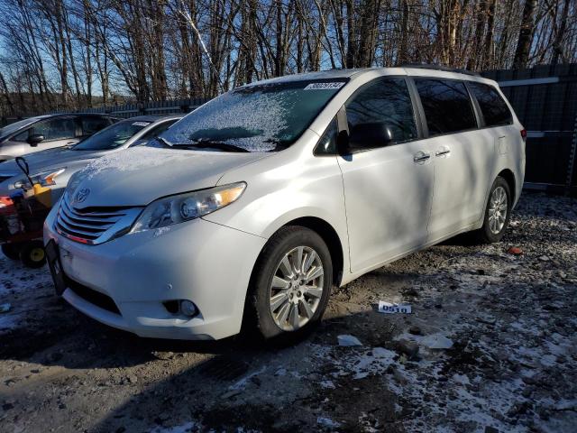 5TDDK3DC1BS001255 - 2011 TOYOTA SIENNA XLE WHITE photo 1