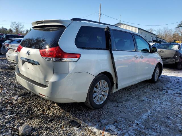 5TDDK3DC1BS001255 - 2011 TOYOTA SIENNA XLE WHITE photo 3