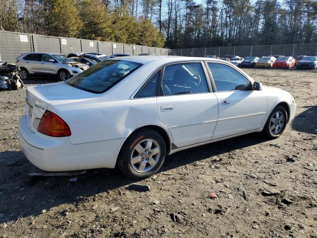 4T1BF28B52U213087 - 2002 TOYOTA AVALON XL WHITE photo 3