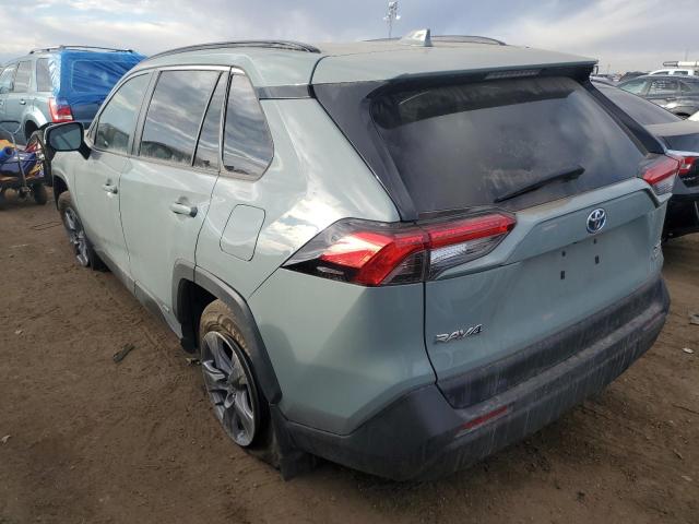 4T3RWRFV5NU056614 - 2022 TOYOTA RAV4 XLE WHITE photo 2