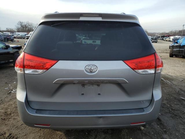 5TDKK3DC3BS098191 - 2011 TOYOTA SIENNA LE SILVER photo 6