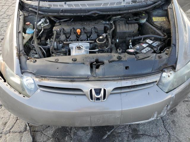 2HGFG12658H571523 - 2008 HONDA CIVIC LX GRAY photo 11