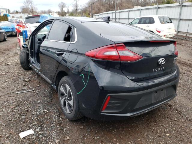 KMHC75LC7KU134815 - 2017 HYUNDAI IONIQ SEL BLACK photo 2