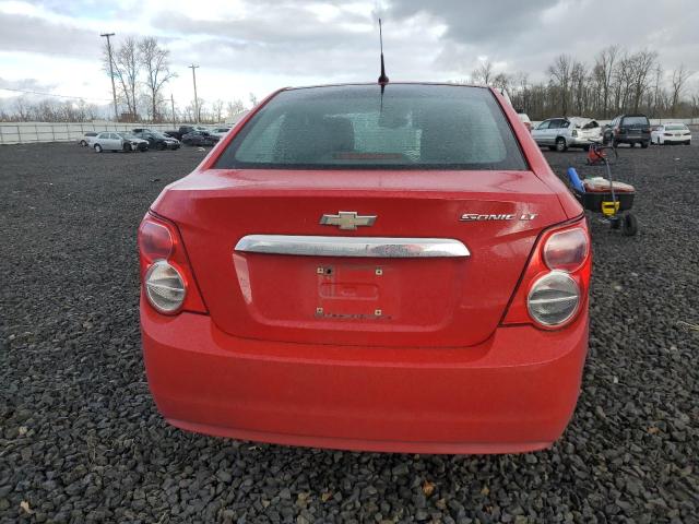 1G1JD5SG0D4130156 - 2013 CHEVROLET SONIC LT RED photo 6