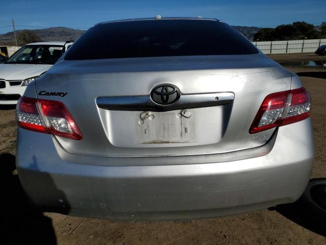 4T4BF3EK4BR123249 - 2011 TOYOTA CAMRY BASE SILVER photo 6