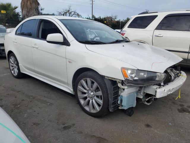 JA32U8FW6AU003677 - 2010 MITSUBISHI LANCER GTS WHITE photo 4