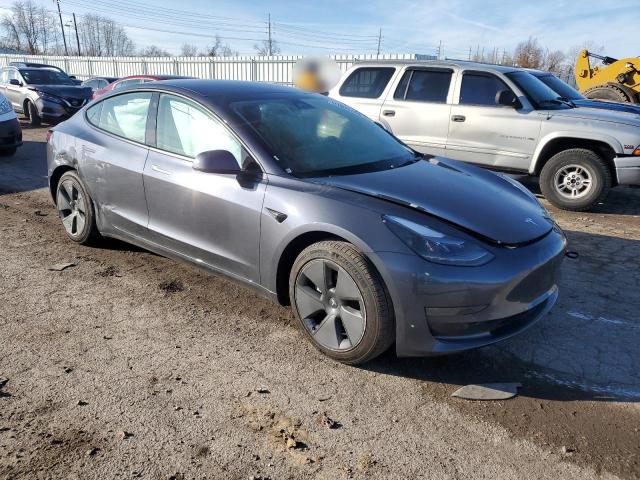 5YJ3E1EA9PF427033 - 2023 TESLA MODEL 3 GRAY photo 4