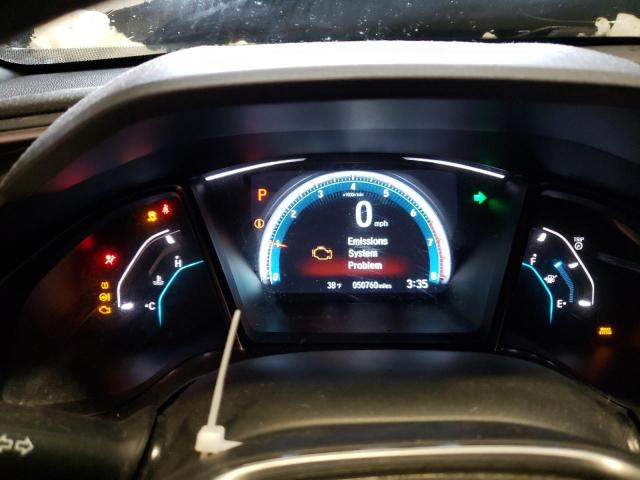 SHHFK7H79HU401251 - 2017 HONDA CIVIC EXL შავი ფოტო 9