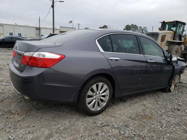 1HGCR3F86FA000915 - 2015 HONDA ACCORD EXL GRAY photo 3