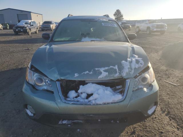 4S4BP61C897312549 - 2009 SUBARU OUTBACK 2.5I GREEN photo 5