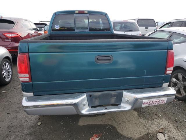 1B7GG23Y6VS207074 - 1997 DODGE DAKOTA TEAL photo 6