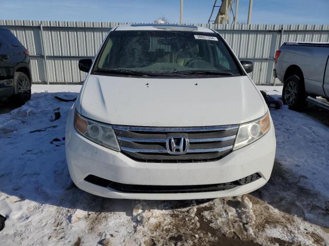 5FNRL5H63CB020284 - 2012 HONDA ODYSSEY EXL WHITE photo 5