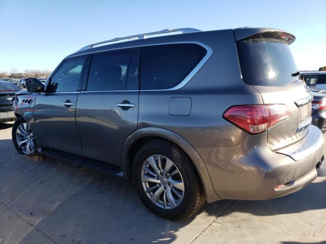 JN8AZ2NF5F9571057 - 2015 INFINITI QX80 GRAY photo 2