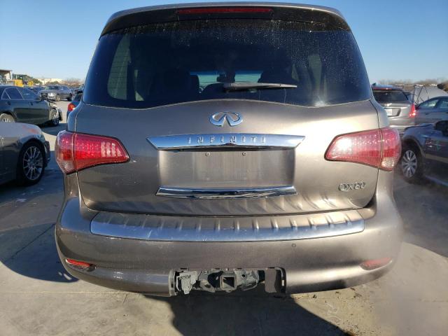 JN8AZ2NF5F9571057 - 2015 INFINITI QX80 GRAY photo 6