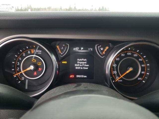 1C4HJXDG3KW629607 - 2019 JEEP WRANGLER U SPORT ლურჯი ფოტო 9