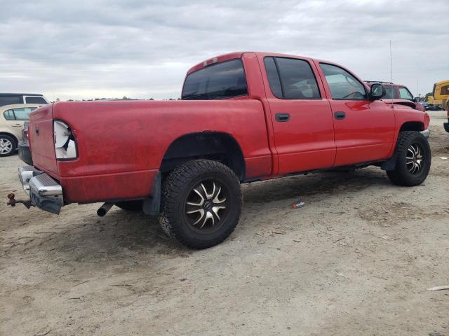 1D7HG48N54S590590 - 2004 DODGE DAKOTA QUAD SLT RED photo 3