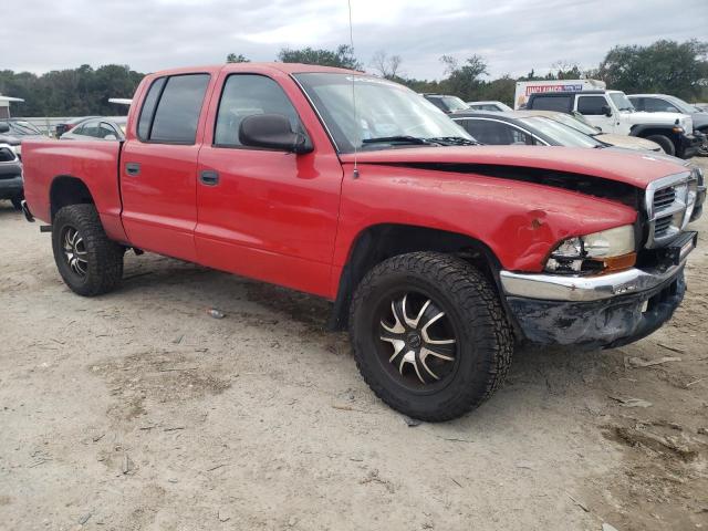 1D7HG48N54S590590 - 2004 DODGE DAKOTA QUAD SLT RED photo 4