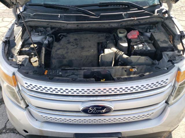 1FM5K8F84EGA04929 - 2014 FORD EXPLORER LIMITED SILVER photo 12