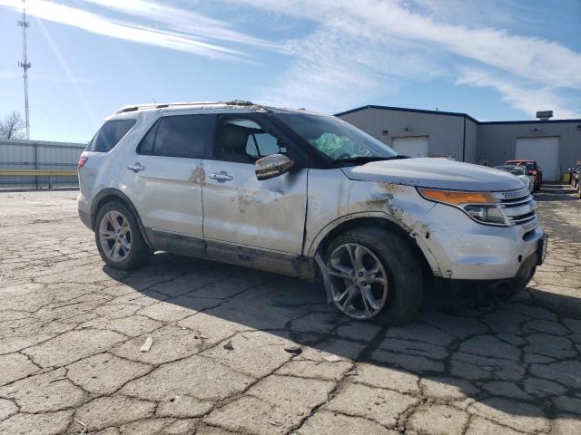 1FM5K8F84EGA04929 - 2014 FORD EXPLORER LIMITED SILVER photo 4