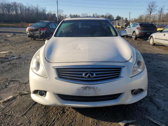 JN1CV6AR1DM763435 - 2013 INFINITI G37 WHITE photo 5