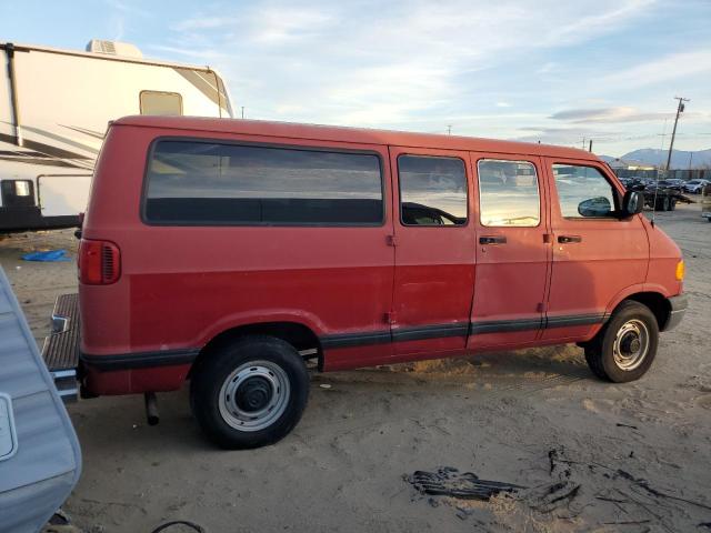 2B4JB25Y1WK108253 - 1998 DODGE RAM WAGON B2500 RED photo 3