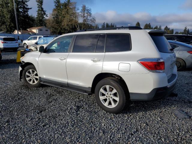 5TDBK3EH5CS134572 - 2012 TOYOTA HIGHLANDER BASE WHITE photo 2