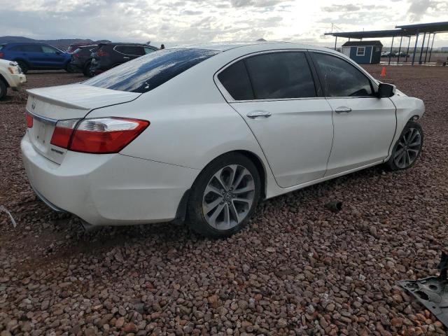 1HGCR2F55FA069756 - 2015 HONDA ACCORD SPORT WHITE photo 3