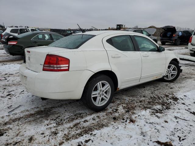 1B3LC56K88N687738 - 2008 DODGE AVENGER SXT WHITE photo 3