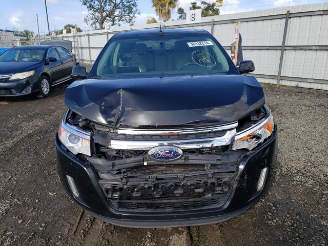 2FMDK4JC4EBA58092 - 2014 FORD EDGE SEL BLACK photo 5