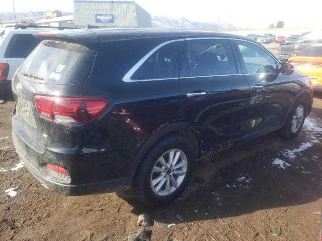 5XYPG4A36KG584296 - 2019 KIA SORENTO L BLACK photo 3