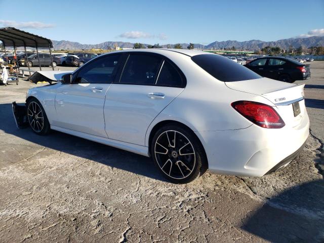 55SWF8DB2LU331122 - 2020 MERCEDES-BENZ C 300 WHITE photo 2