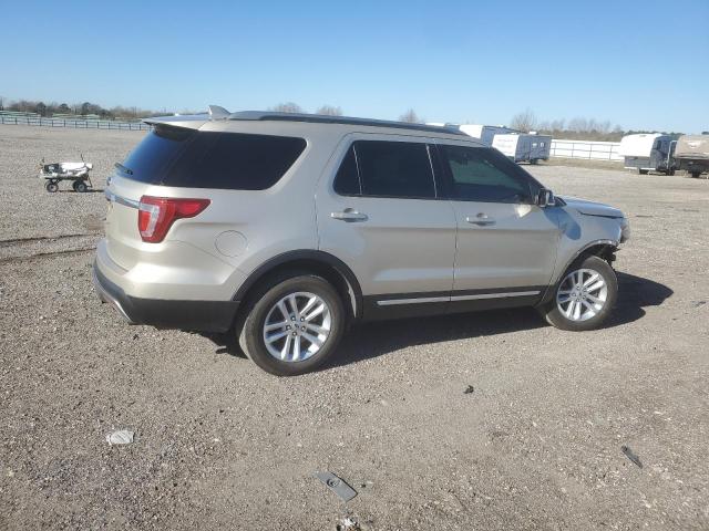 1FM5K7D8XHGB30956 - 2017 FORD EXPLORER X TAN photo 3