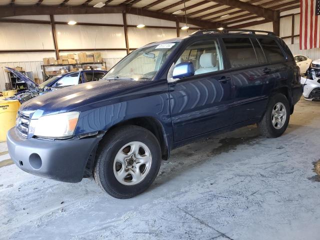 JTEGD21A960145788 - 2006 TOYOTA HIGHLANDER BLUE photo 1