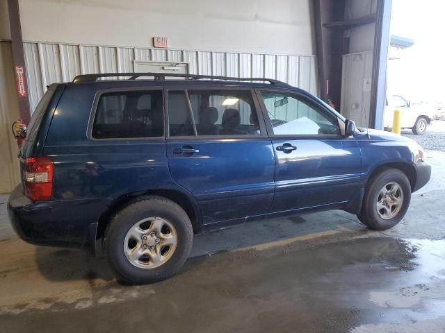 JTEGD21A960145788 - 2006 TOYOTA HIGHLANDER BLUE photo 3