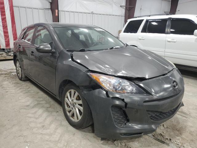 JM1BL1L74D1775481 - 2013 MAZDA 3 I GRAY photo 4