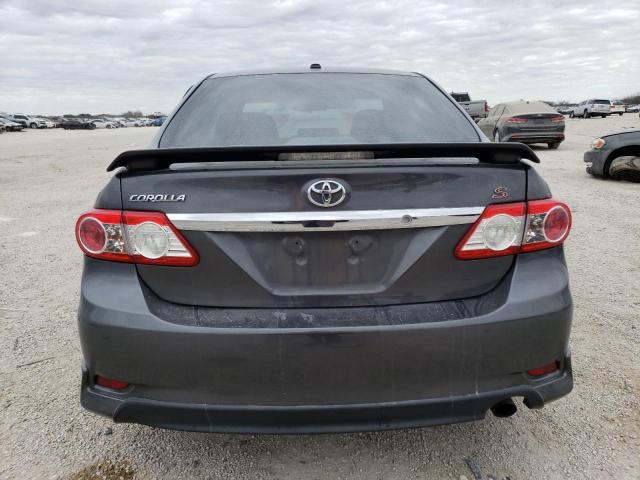 5YFBU4EE8DP165461 - 2013 TOYOTA COROLLA BASE GRAY photo 6