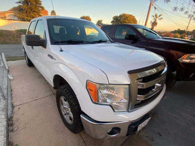 1FTFW1CF2EFC01059 - 2014 FORD F150 SUPERCREW WHITE photo 1